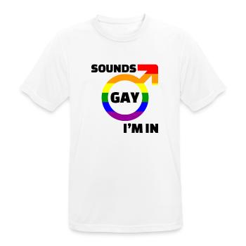 World Peace Women Human Rights No War Gay Lesbian - Männer T-Shirt atmungsaktiv - Weiß - Vorne - AI Model Male 185 dark (185cm)