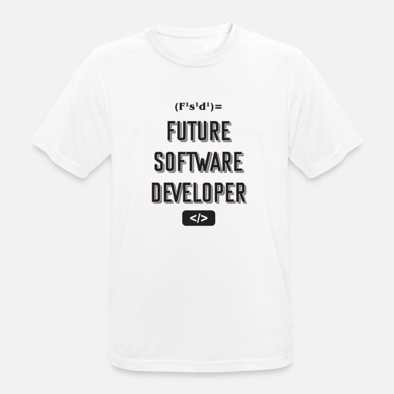 Future software developer - Men's Breathable T-Shirt - white