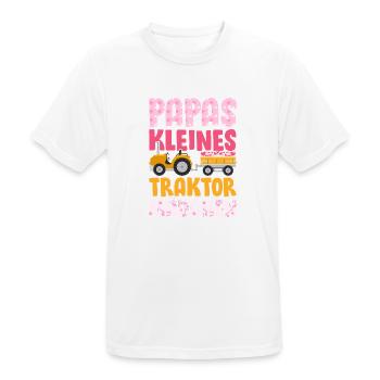 Landwirt Kinder Traktor Geschenk · Traktor Mädchen - Männer T-Shirt atmungsaktiv - Weiß - Vorne - AI Model Male 185 dark (185cm)