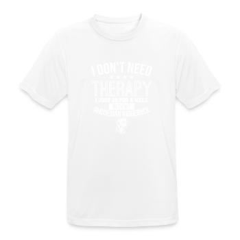 Rhodesian Ridgeback - T-shirt respirant Homme - blanc - Devant - AI Model Male 185 dark (185cm)