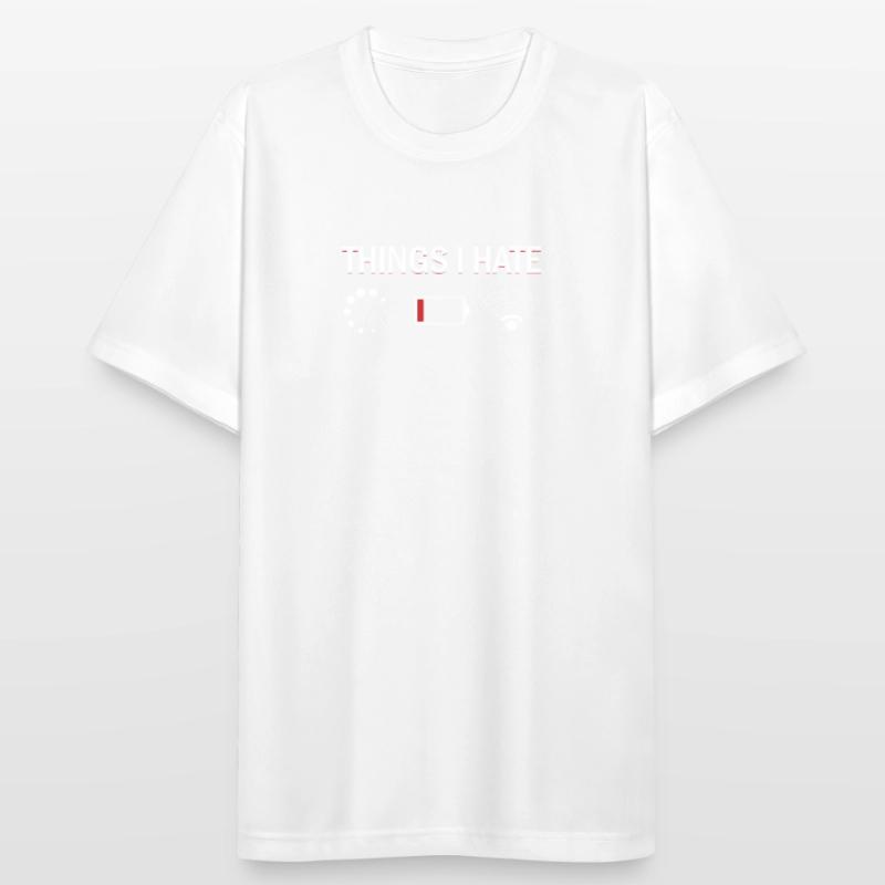 Things I Hate Programmer Nerd Funny Code Geschenk Männer T-Shirt atmungsaktiv