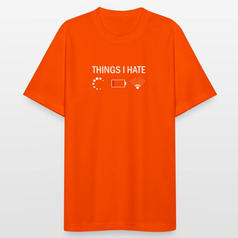 Things I Hate Programmer Nerd Funny Code Gift Men's Breathable T-Shirt