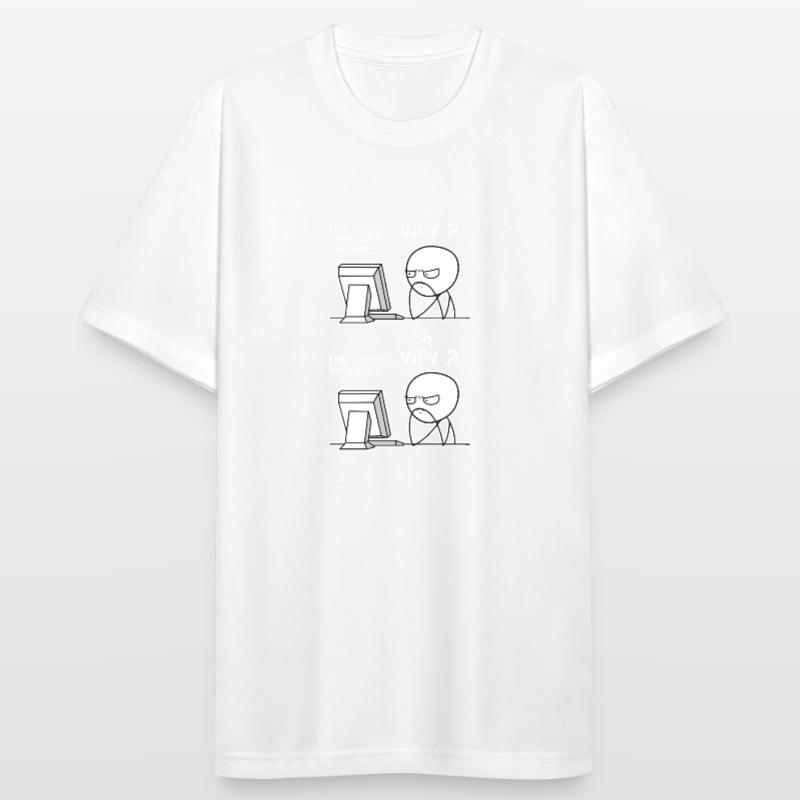 Der Code funktioniert nicht Coding Coder Geschenk Männer T-Shirt atmungsaktiv