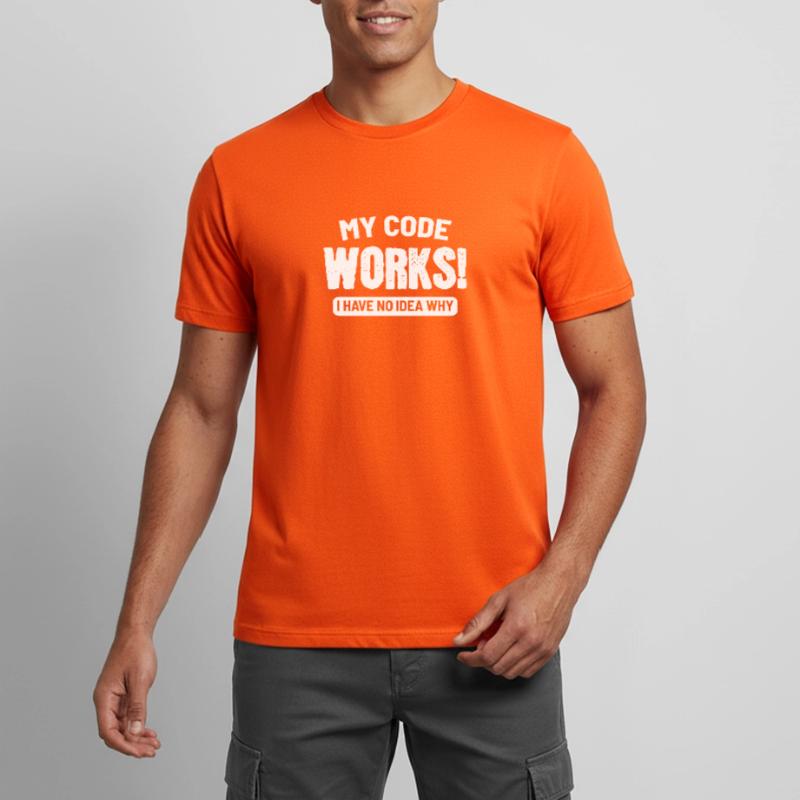 Code Works developer or programmer gift Men's Breathable T-Shirt