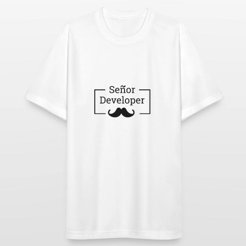 "Senor Developer, Senior Developer" |Programmierer Männer T-Shirt atmungsaktiv