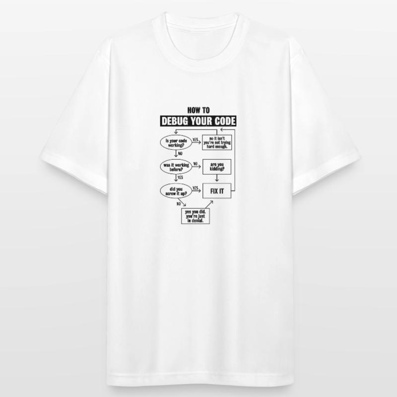 Programming Code Coding Funny Debug Gift Men's Breathable T-Shirt