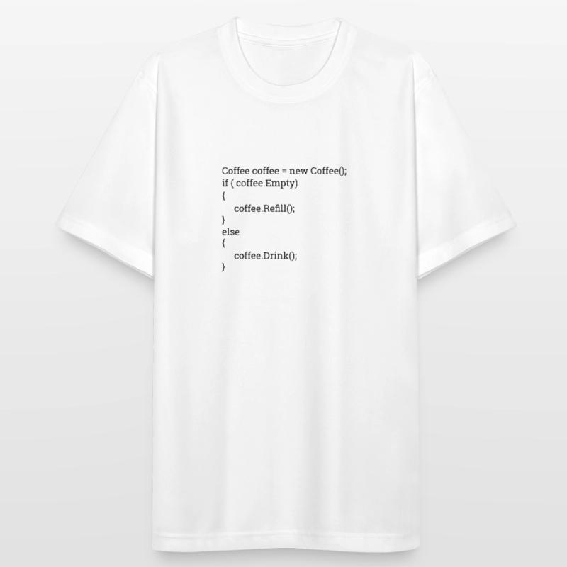 "Coffee and Code" | Programmierer, Programmer Männer T-Shirt atmungsaktiv
