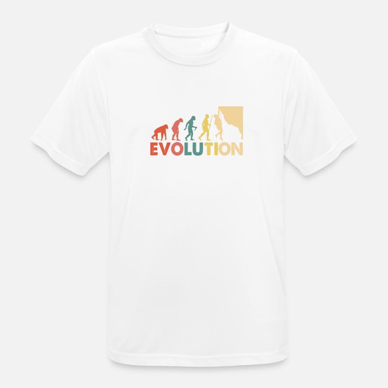 Climbing Evolution Escalade - Men's Breathable T-Shirt - white