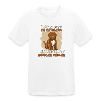 Cockapoo Geschenk Pudel Hundeliebhaber Cockapoo - Männer T-Shirt atmungsaktiv - Weiß - Vorne - AI Model Male 185 dark (185cm)