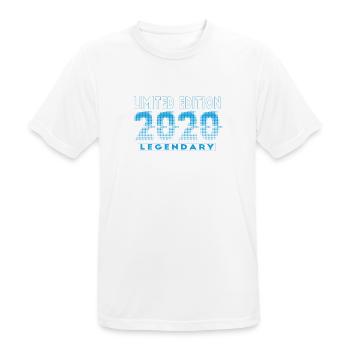 Limited Edition 2020 Graffiti - Männer T-Shirt atmungsaktiv - Weiß - Vorne - AI Model Male 185 dark (185cm)
