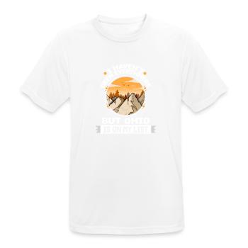 Ohio Is On My List Mountain Hiking Summit Hiker - Männer T-Shirt atmungsaktiv - Weiß - Vorne - AI Model Male 185 dark (185cm)