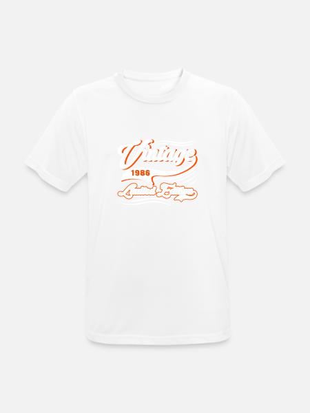 Edition Limitée Millésime 1986 - T-shirt respirant Homme - blanc