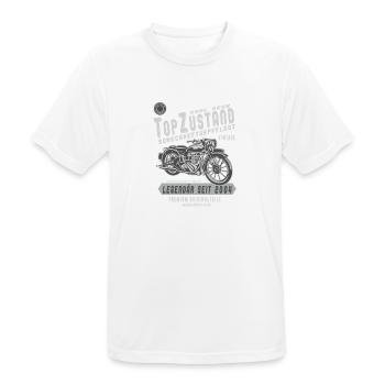 2004 Biker Top Zustand, Legendär, Legende, Bike, - Männer T-Shirt atmungsaktiv - Weiß - Vorne - AI Model Male 185 dark (185cm)