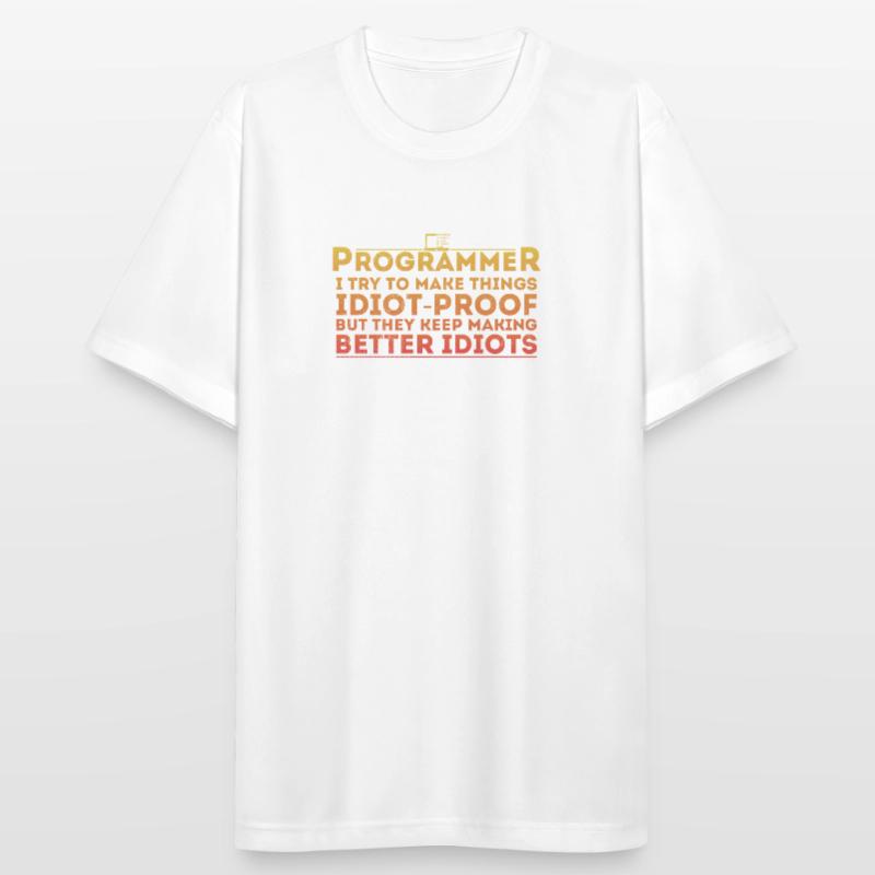 Lustiger Programmierer Humor Computer Coder Programmierung Männer T-Shirt atmungsaktiv
