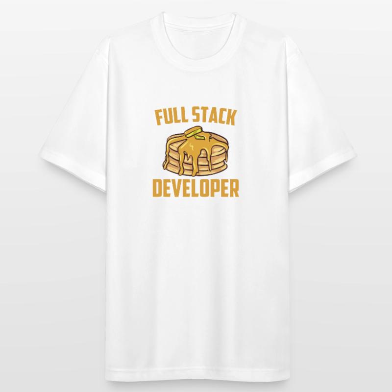 Full Stack Entwickler - Computer Coding Programmierer Männer T-Shirt atmungsaktiv