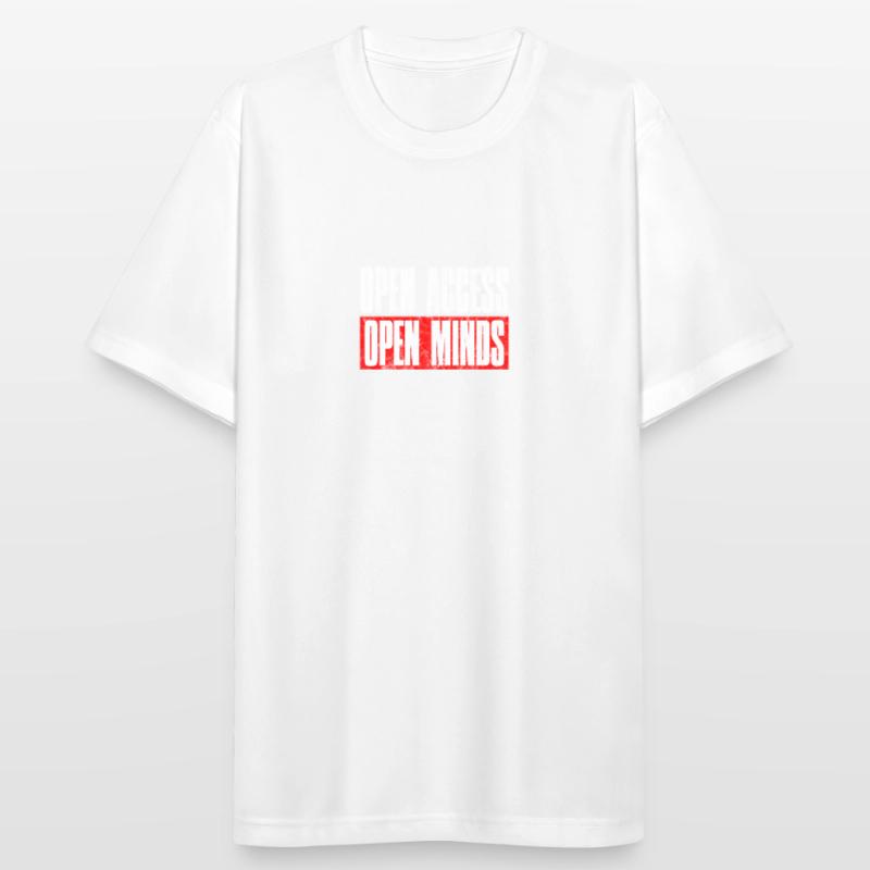 Open Access Open Mind for Hacker and Coder Männer T-Shirt atmungsaktiv