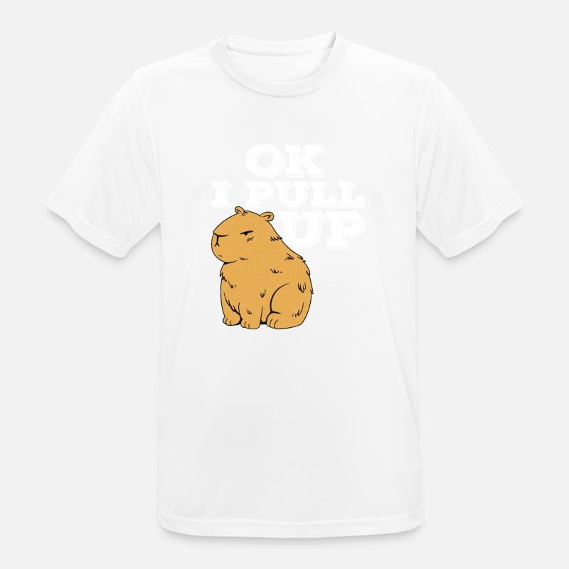 Ok I Pull Up - Men's Breathable T-Shirt - white