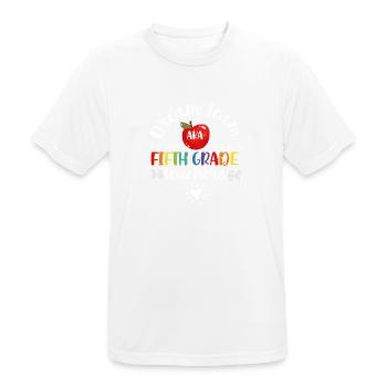 Dream Team aka Fifth Grader 5th School Teacher - Men's Breathable T-Shirt - white - Front - AI Model Male 185 dark (185cm)