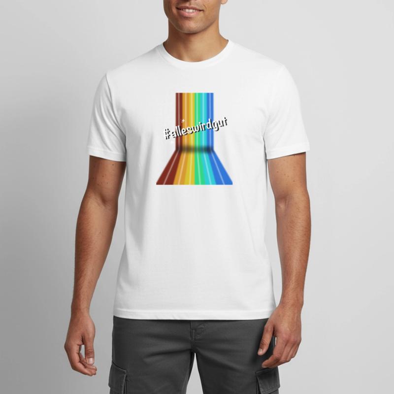 #alleswirdgut Alles wird gut Spruch Statement Männer T-Shirt atmungsaktiv