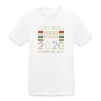 Legendary vintage 2020 - Men's Breathable T-Shirt - white - Front - AI Model Male 185 dark (185cm)
