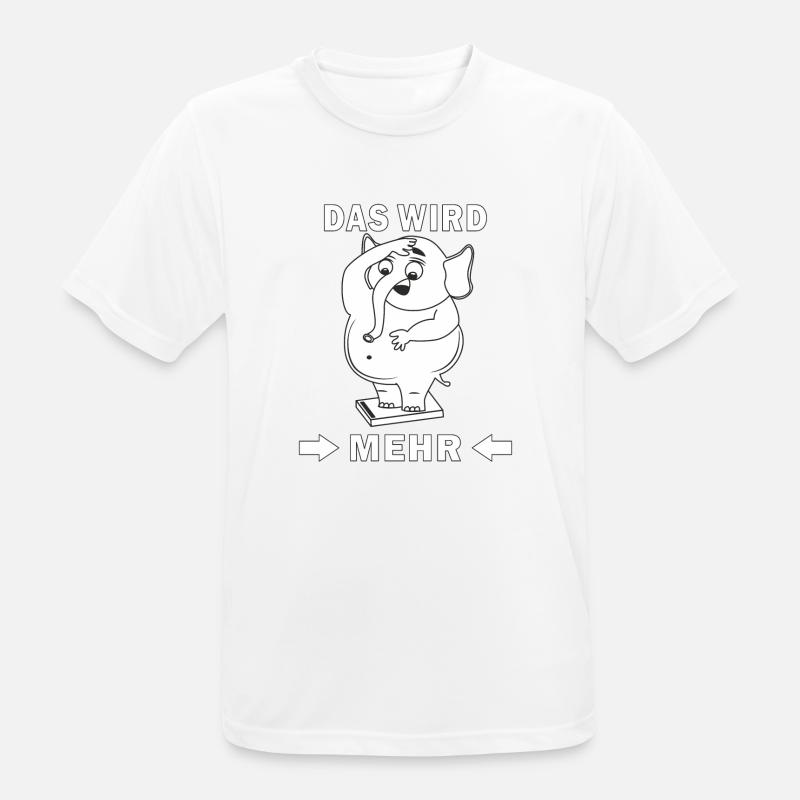 DECREASE - Men's Breathable T-Shirt - white