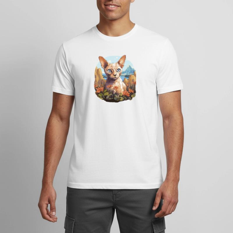 Chaton Devon Rex Chat Devon Rex T-shirt respirant Homme