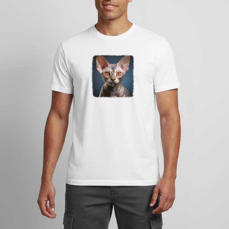 Devon Rex Kätzchen Devon Rex Katze Männer T-Shirt atmungsaktiv