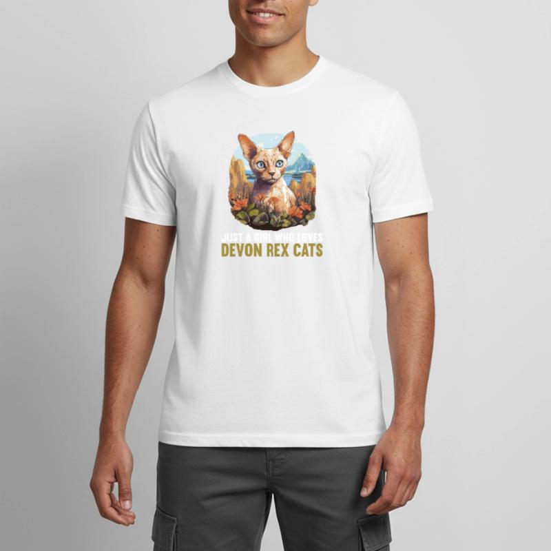 Devon Rex Kitten Devon Rex Cat Men's Breathable T-Shirt