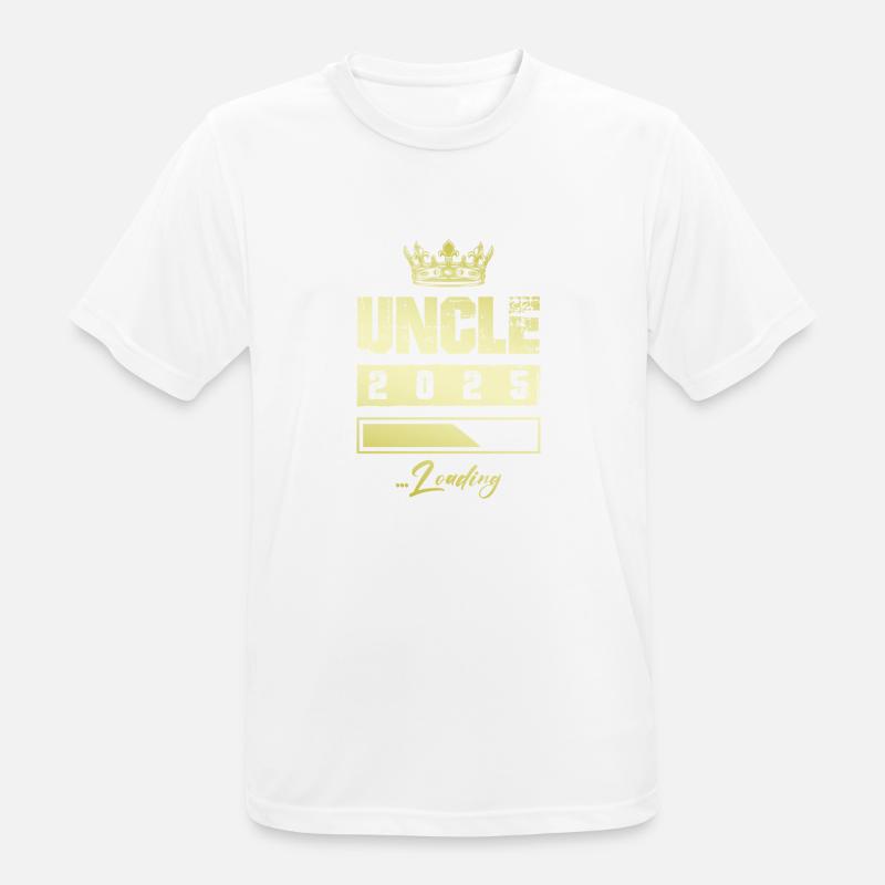 Uncle 2025 Loading - Men's Breathable T-Shirt - white
