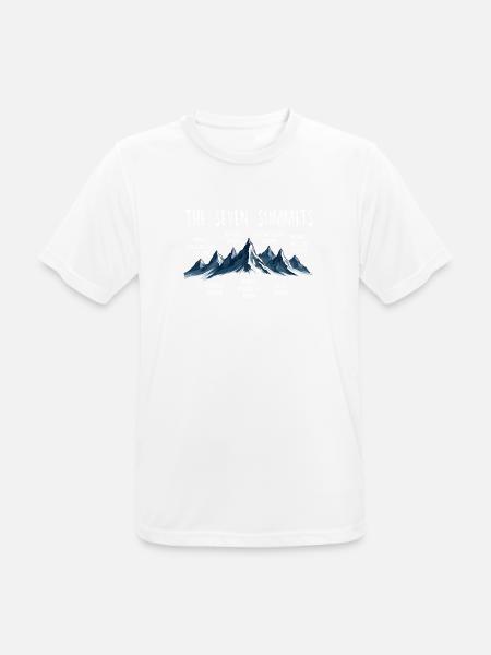Seven Summits Kosciuszko - Men's Breathable T-Shirt - white