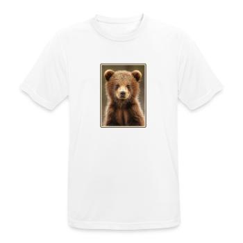 Ours Kodiak Ours Kodiak - T-shirt respirant Homme - blanc - Devant - AI Model Male 185 dark (185cm)