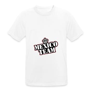 Mexico Team - Men's Breathable T-Shirt - white - Front - AI Model Male 185 dark (185cm)