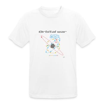 orbital war - Men's Breathable T-Shirt - white - Front - AI Model Male 185 dark (185cm)