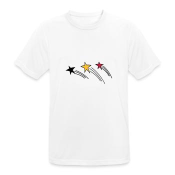 Deutschland - Männer T-Shirt atmungsaktiv - Weiß - Vorne - AI Model Male 185 dark (185cm)