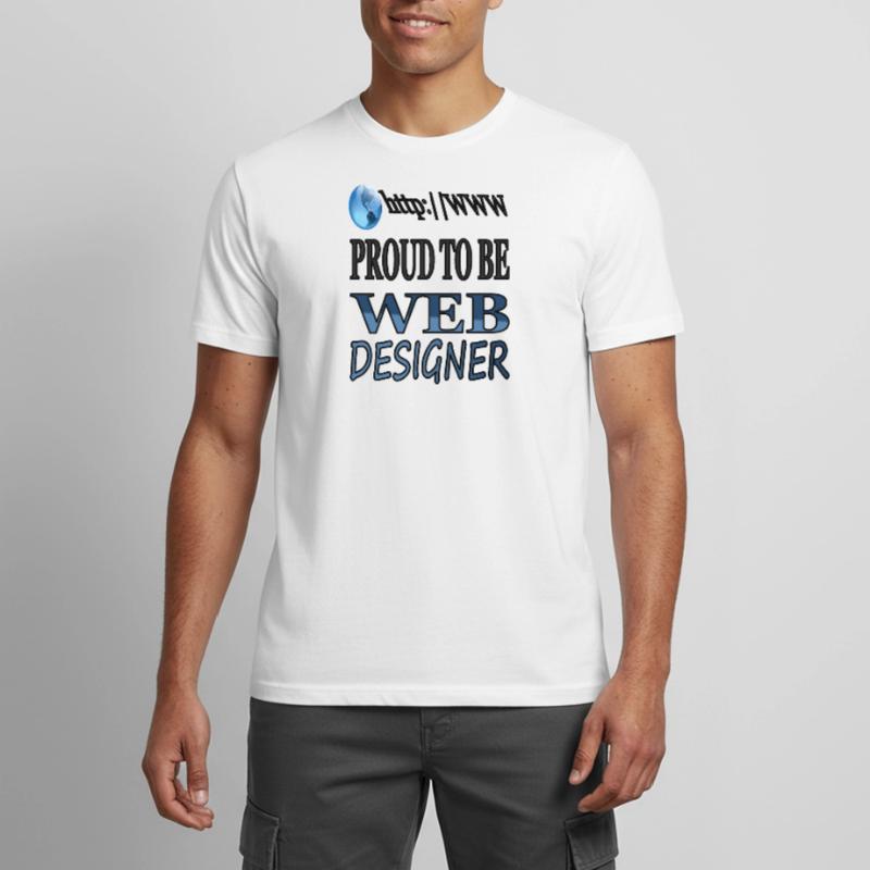 I'm a web designer, internet, web developer Men's Breathable T-Shirt