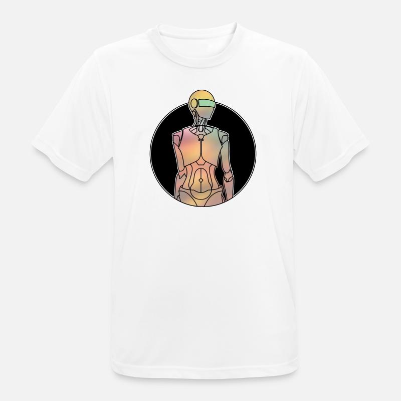 Android - Artificial intelligence - Men's Breathable T-Shirt - white