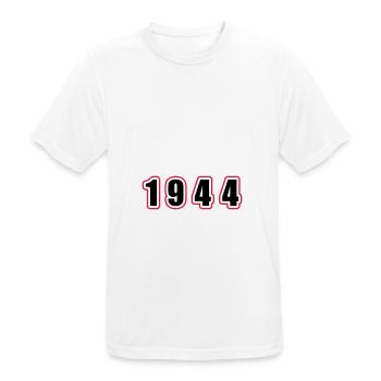 Anniversaire de l’année 1944 - T-shirt respirant Homme - blanc - Devant - AI Model Male 185 dark (185cm)