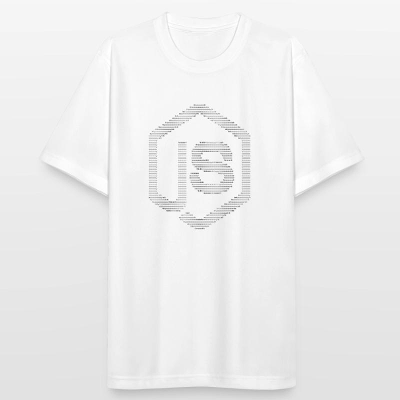 Logo JavaScript Node.js ASCII (noir) T-shirt respirant Homme