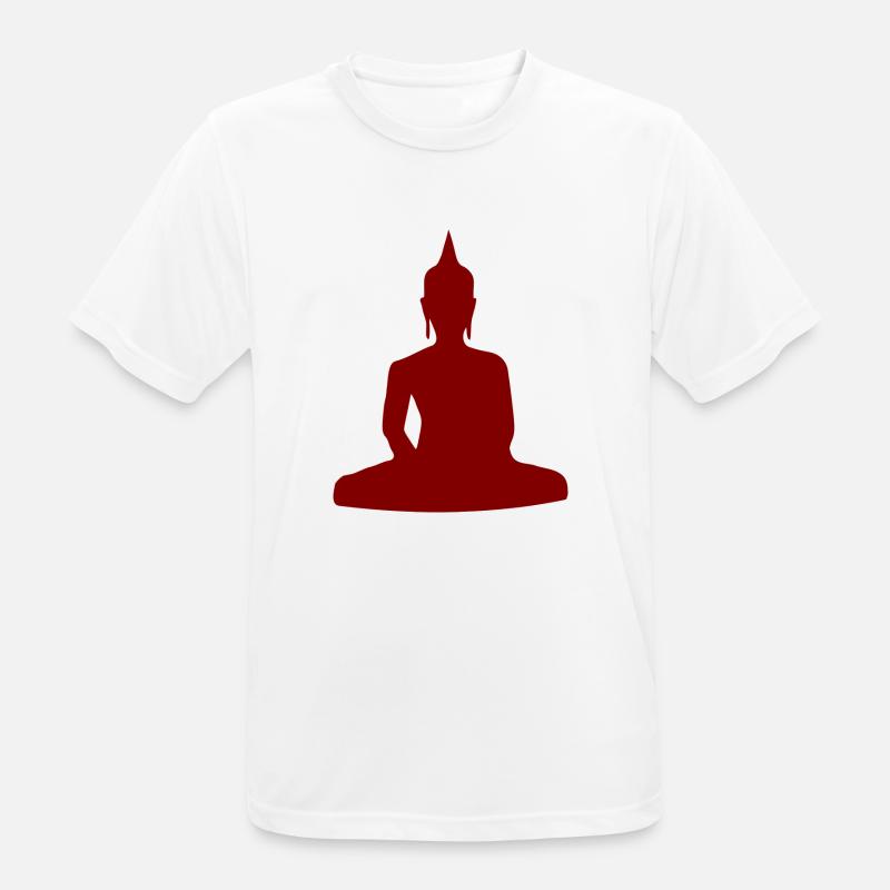 Buddhism - Men's Breathable T-Shirt - white