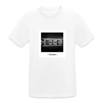 Arena Wolfsburg - Männer T-Shirt atmungsaktiv - Weiß - Vorne - AI Model Male 185 dark (185cm)