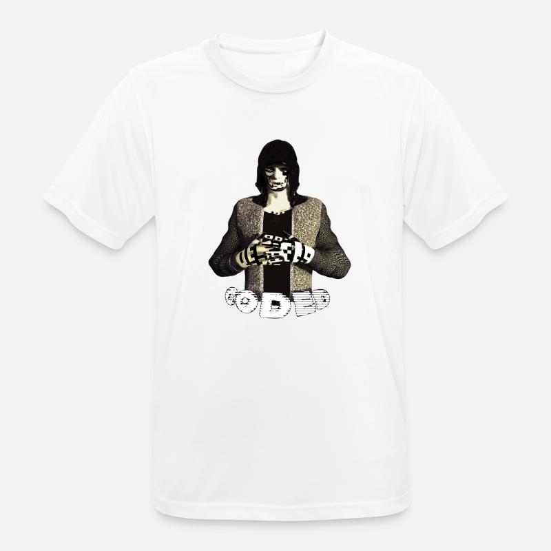 CODIERT - Männer T-Shirt atmungsaktiv - Weiß