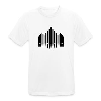 Organ - Men's Breathable T-Shirt - white - Front - AI Model Male 185 dark (185cm)