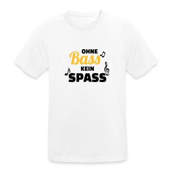 Chor - Männer T-Shirt atmungsaktiv - Weiß - Vorne - AI Model Male 185 dark (185cm)