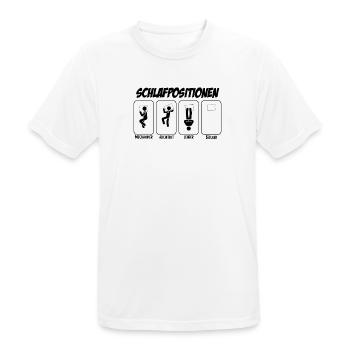 Bäcker Geschenk Schichtarbeiter Bäcker - Männer T-Shirt atmungsaktiv - Weiß - Vorne - AI Model Male 185 dark (185cm)