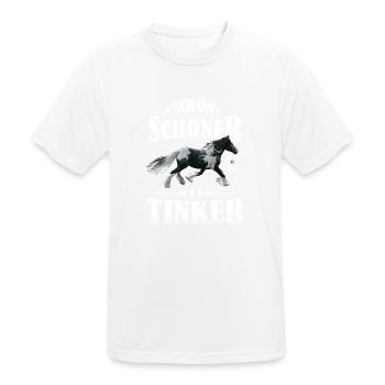 Schön Schöner Mein Tinker - Männer T-Shirt atmungsaktiv - Weiß - Vorne - AI Model Male 185 dark (185cm)