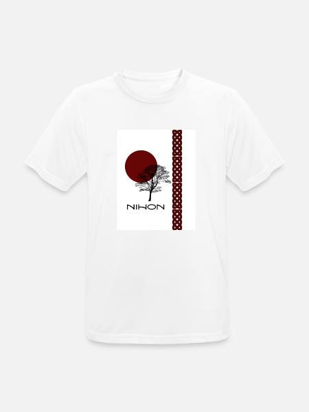 Nihontree - Men's Breathable T-Shirt - white