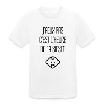 Nursery Nurse Kinderpflegerin Puéricultrice Baby - Men's Breathable T-Shirt - white - Front - AI Model Male 185 dark (185cm)