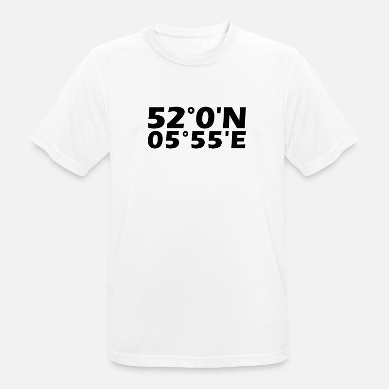 Arnhem Coordinates - Men's Breathable T-Shirt - white