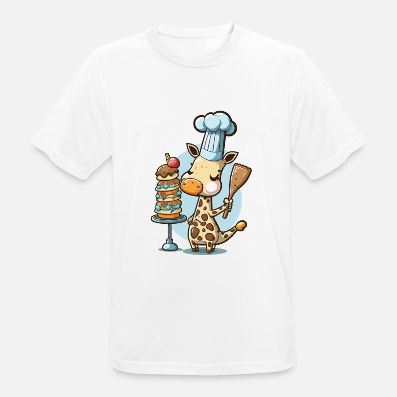 Cuisson à la commande - T-shirt respirant Homme - blanc