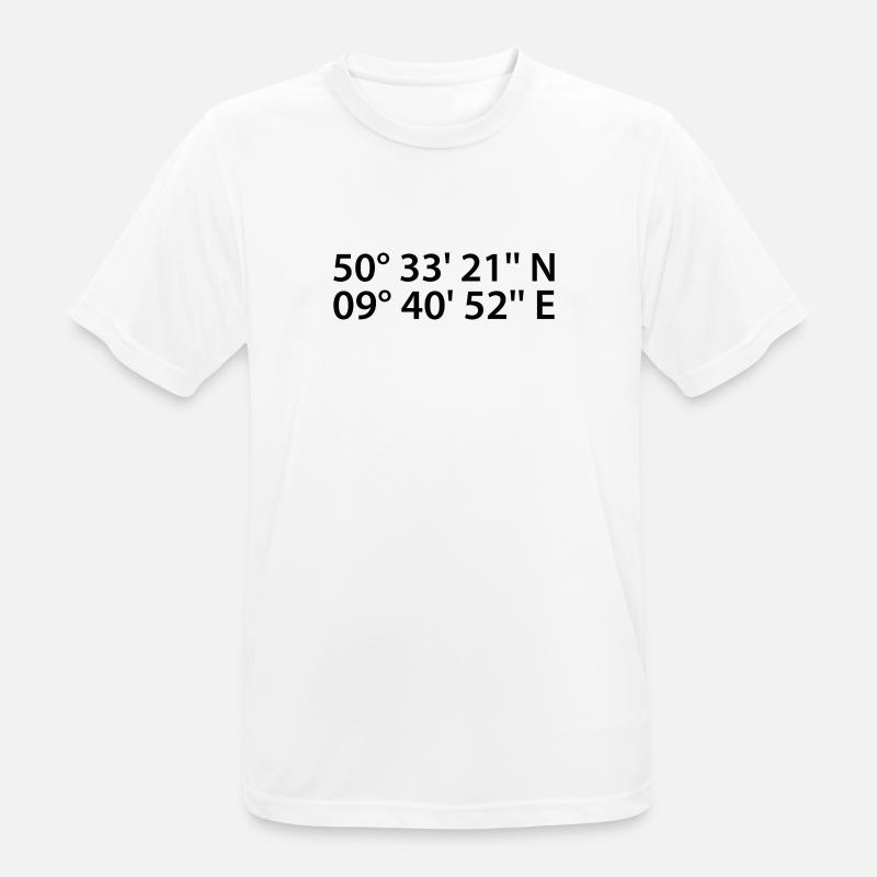 Fulda coordinates - Men's Breathable T-Shirt - white